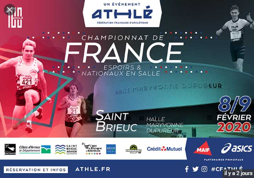 championnat de france athlé saint brieuc 2020