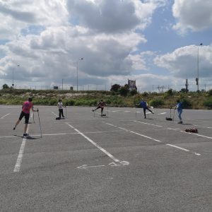 echauffement marche nordique