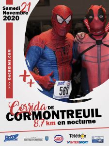 affiche corrida cormontreuil 2020