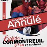 corrida cormontreuil 2020 annulée