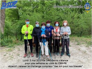 challenge avec nos blessés