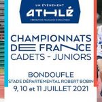 affiche france jeunes athlétisme bondoufle 2021