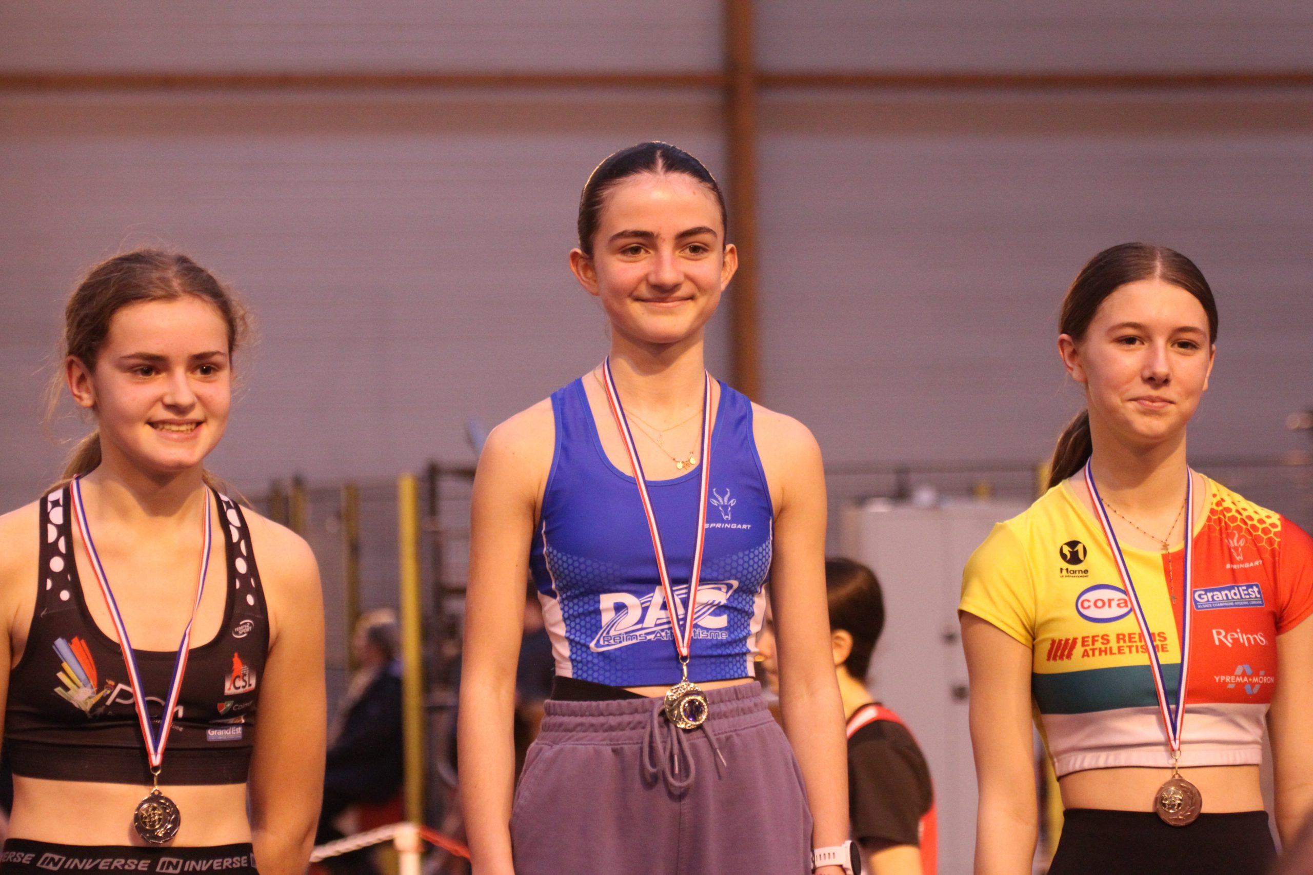 Championnats LARGE U16 Les résultats DAC REIMS Athlétisme