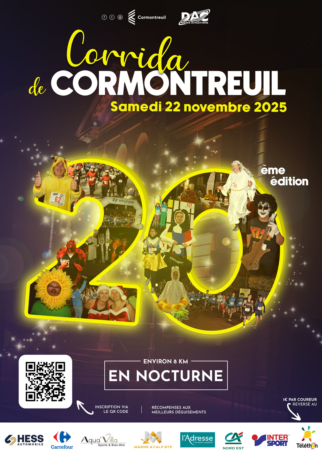 corrida de cormontreuil affiche 2025