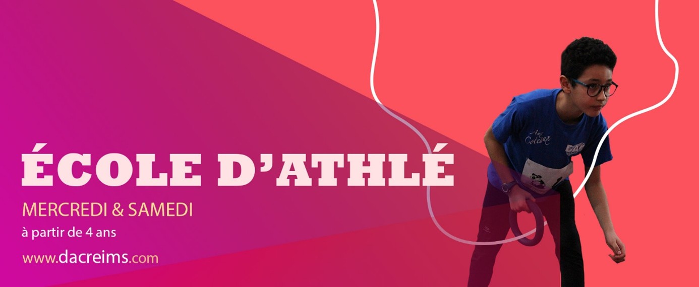 ecole d'athlétisme - 6ans, 7ans, 8ans, 9ans, 10ans / dac reims athlétisme