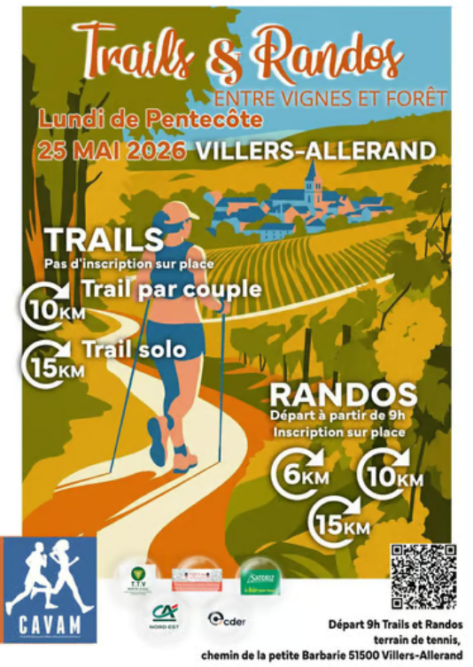 trail_par_couple_2026. Trail par couple 2026 à Villers Allerand