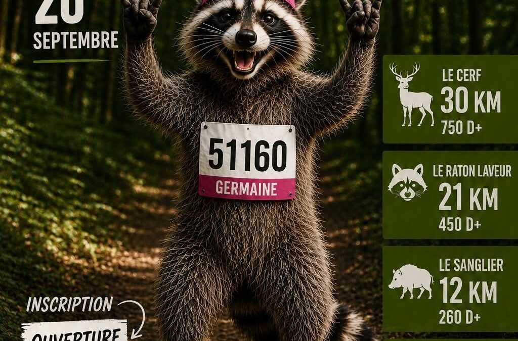 GermiTrail 2026 : cette fois, c&rsquo;est la bonne… les inscriptions sont ouvertes ! 🦝🏃‍♂️