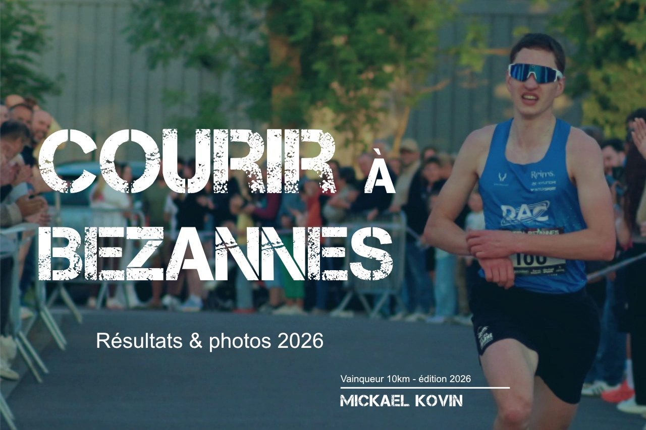 photos et résultat de l'édition 2026 de Courir à Bezannes